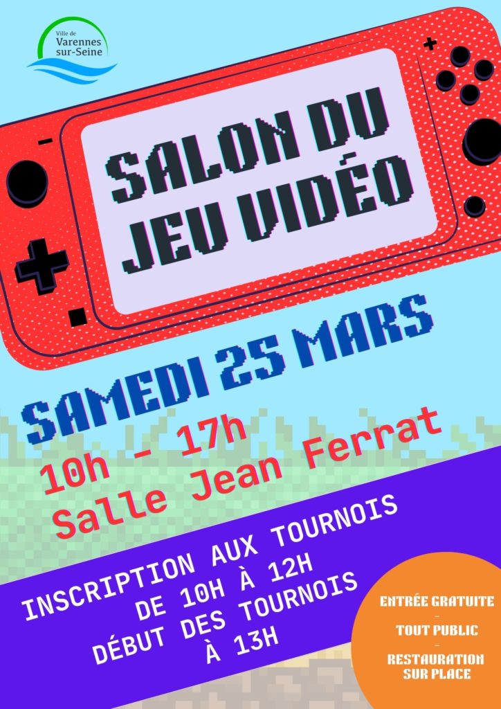 Salon du jeu vidéo de Varennes sur Seine 2023